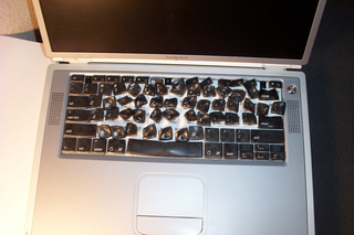 Illustration for article titled Another Melted G4 Mac Laptop